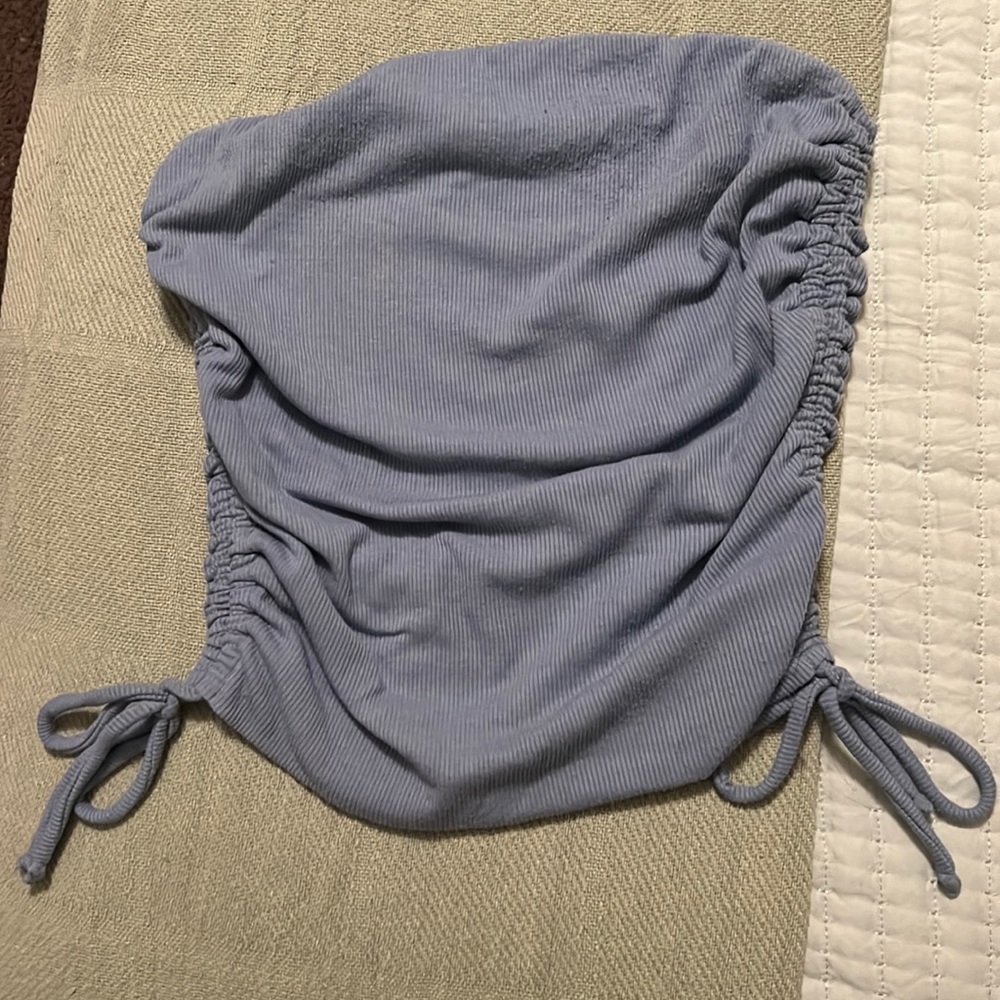 Light blue tupe top